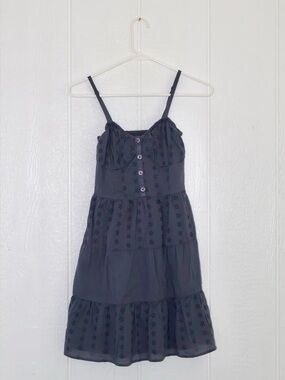 Hollister Ruched Back Floral Detail Mini Dress